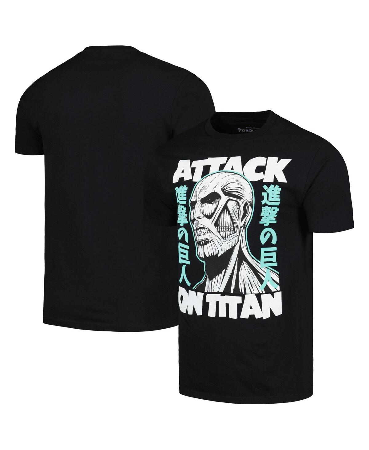 Men's Black Attack on Titan Graphic T-Shirt - Black