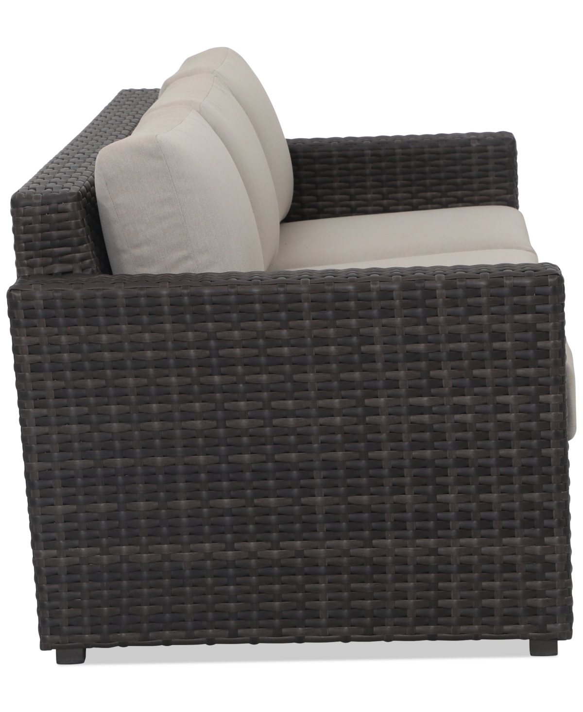 Macy's Ember Outdoor Sofa In Beige