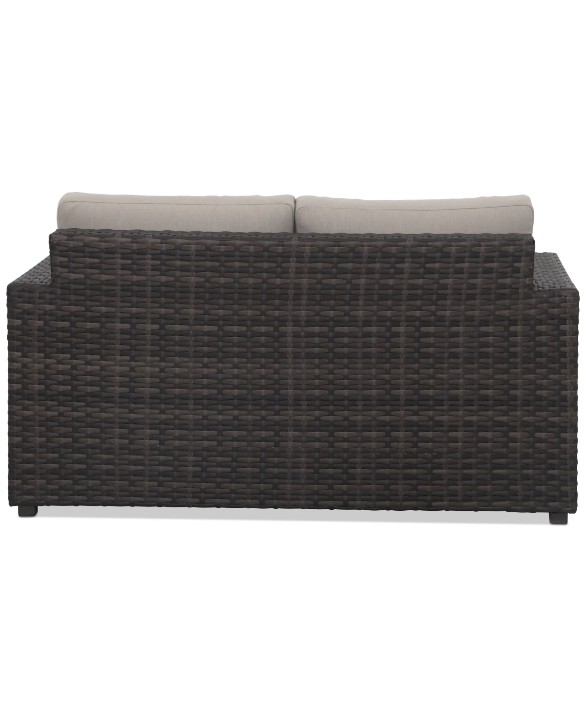 Shop Macy's Ember Outdoor Loveseat, Created For  In Beige