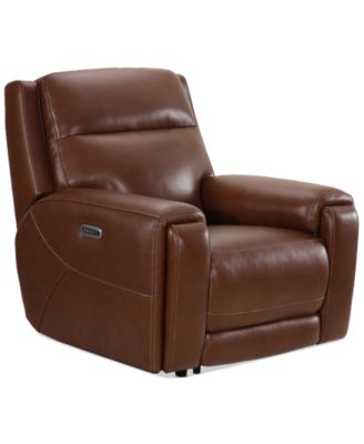 Varsani 40" Zero Gravity Leather Recliner, Created for Macy's