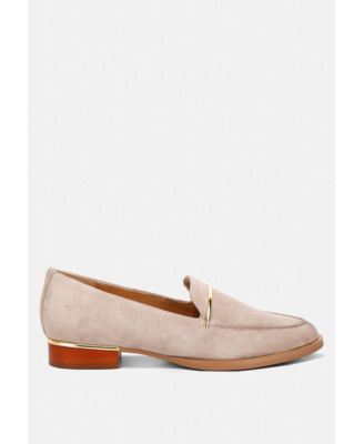 Womens Paulina Suede Slip On Loafers