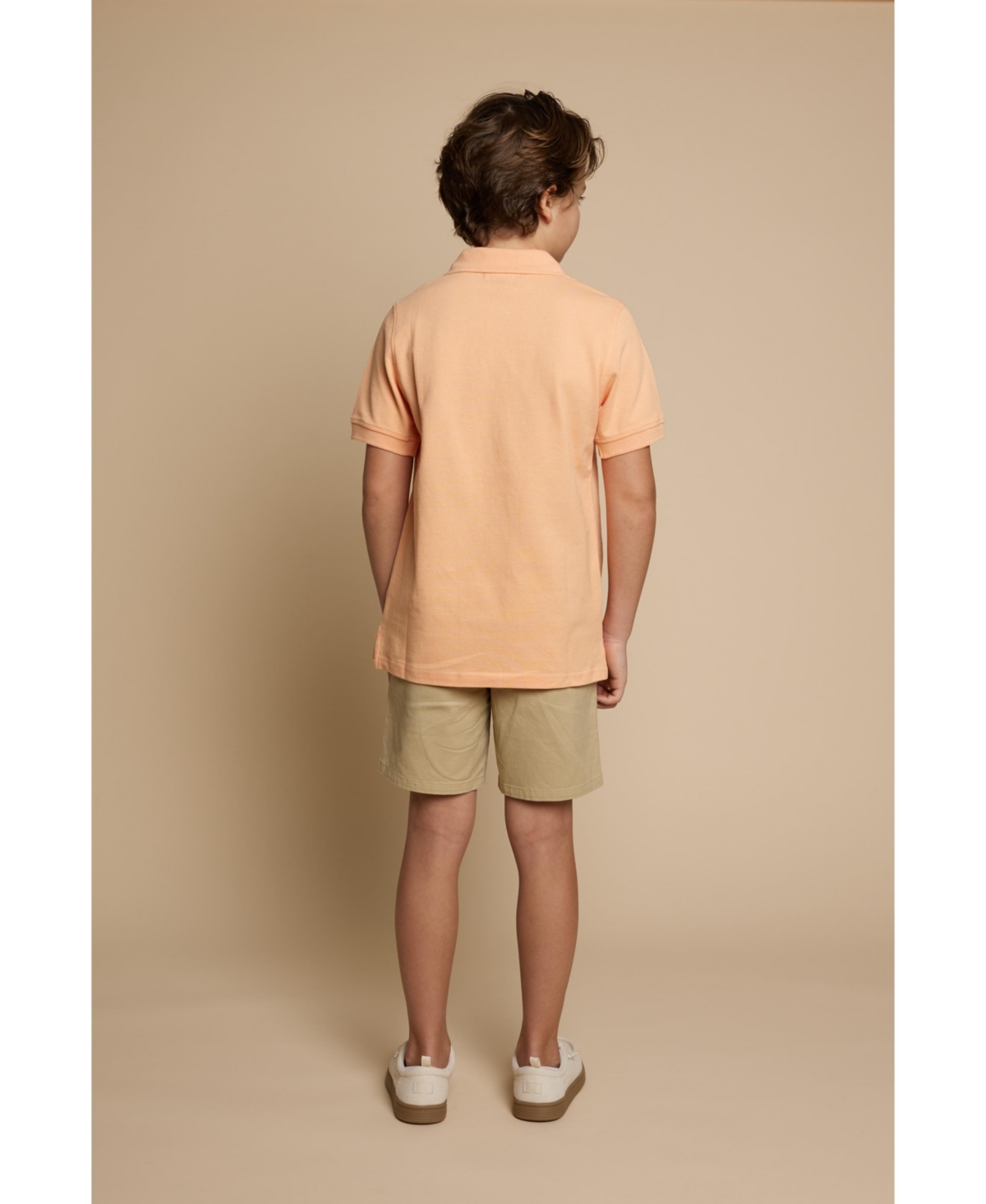 B by Brooks Brothers Big Boys Short Sleeve Pique Polo Shirt