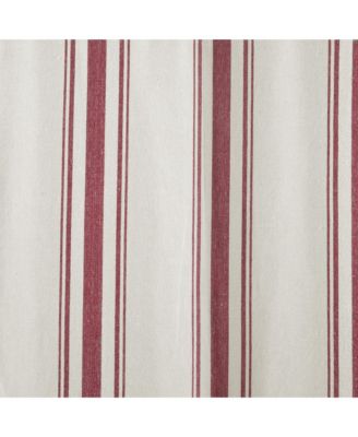 Farmhouse Stripe Yarn Dyed Eco-Friendly Recycled Cotton Window Curtain Panels