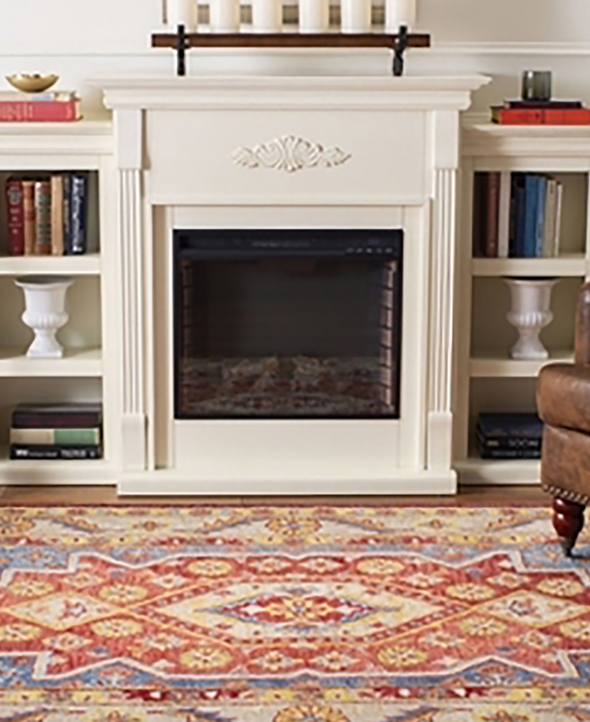 Safavieh Antiquity At503and Blue Area Rug - Red