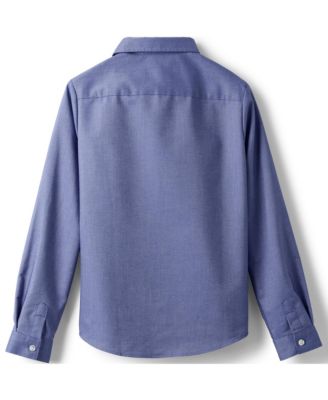Big Girls Plus Long Sleeve Oxford Dress Shirt