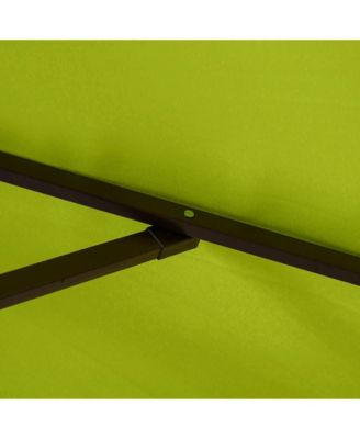 10 ft Outdoor Patio Cantilever Umbrella with Weight Base