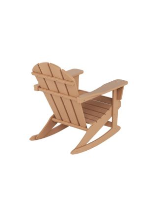 Outdoor Patio Porch Rocking Adirondack Chair