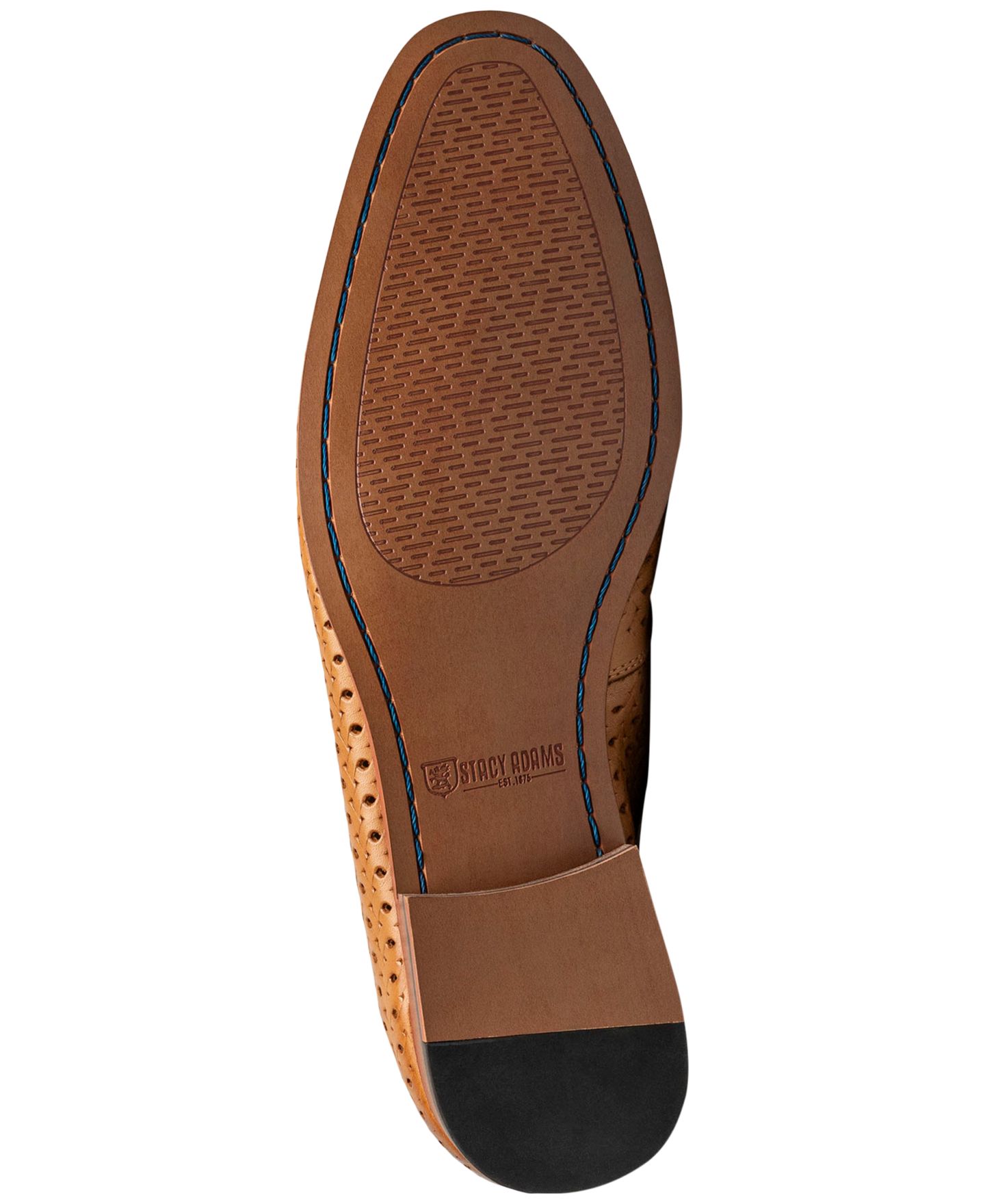 Мужские туфли Stacy Adams Winden Perforated Slip-On, цвет: Натуральный — фото 7