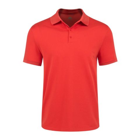 Мужская рубашка Mio Marino Classic-Fit Cotton-Blend Pique Polo Shirt Big & Tall, цвет: Красный