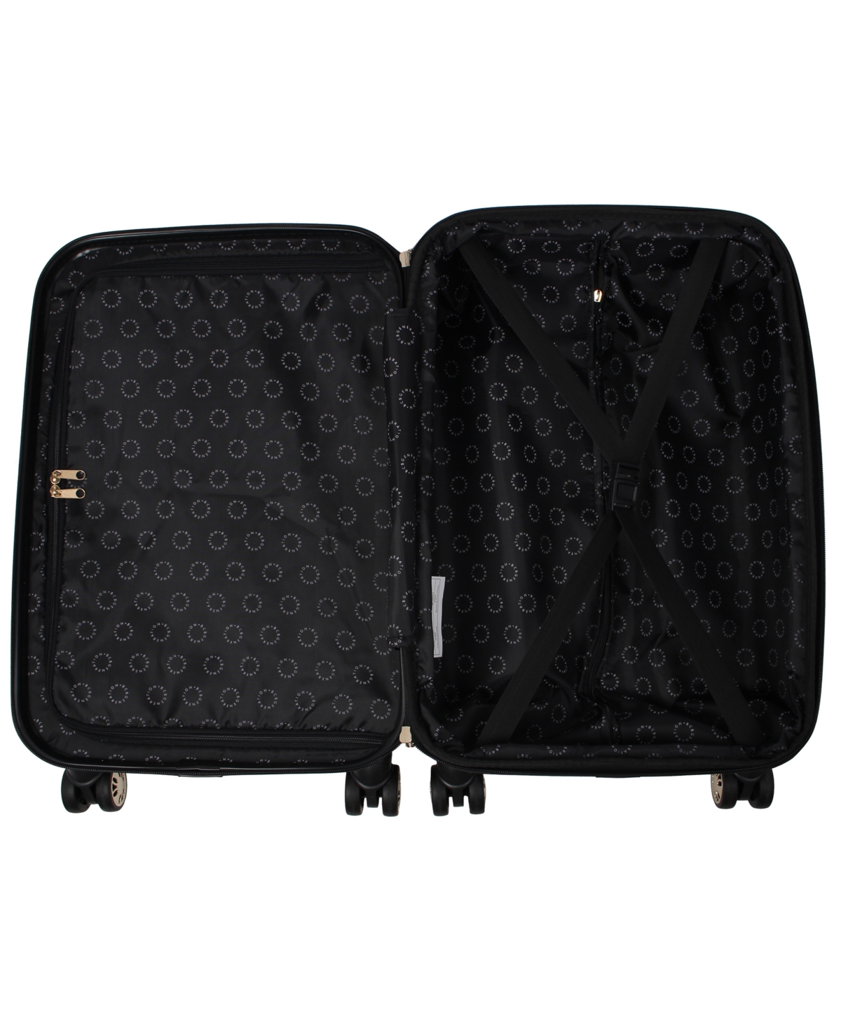 Shop Bcbg Vibes 3 Piece Luggage Set In Platinum