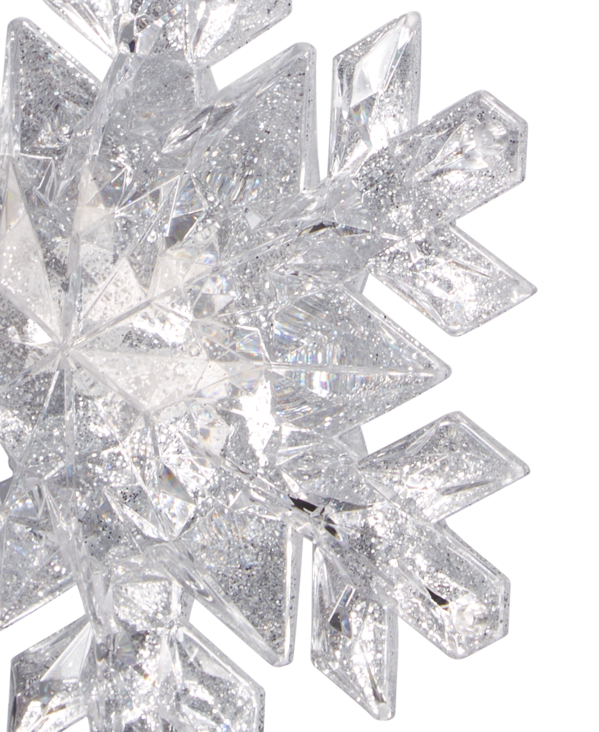Holiday Lane Snowdaze White Beaded Pick Ornament, Exclusively at Macy's
