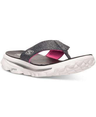 skechers go walk move solstice flip flops