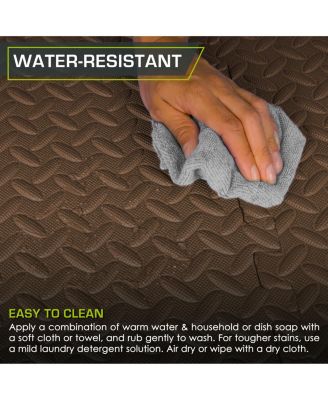 Exercise Puzzle Mat 1/2-in, 24 Sq Ft - 6 Tiles