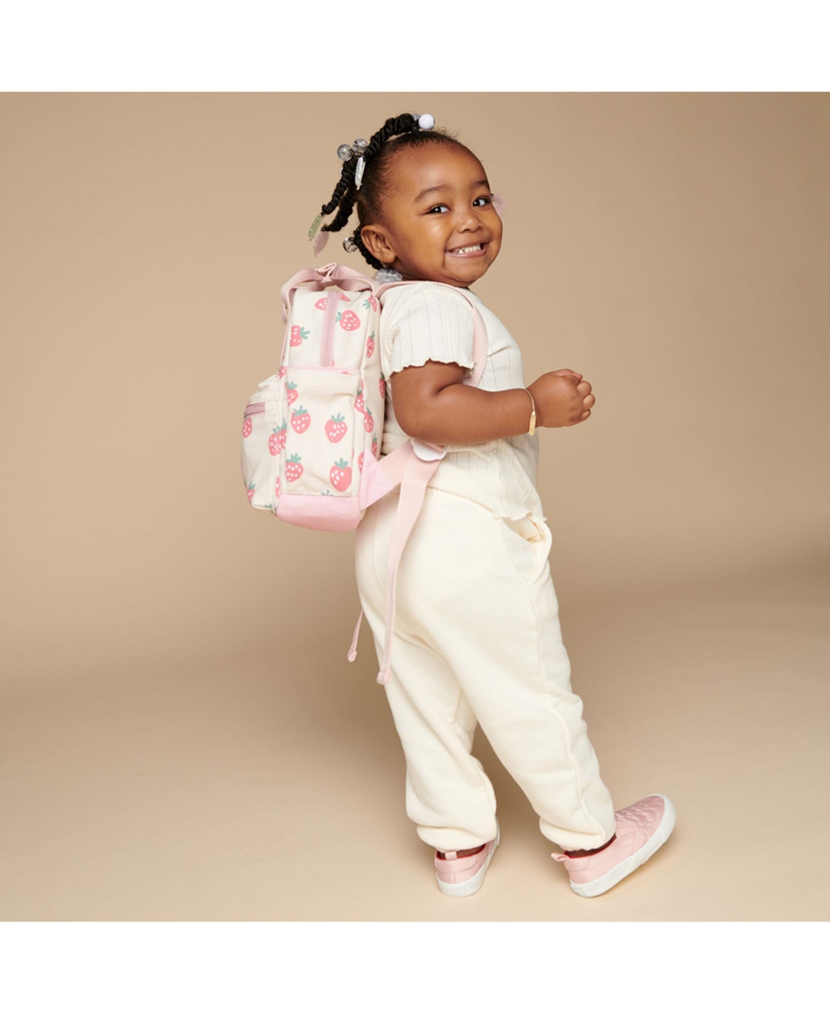 Itzy Ritzy Toddler Bag Strawberry In Pink
