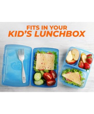 Kids and Toddler Cutlery Set Designed For Self Feeding - 4 Piece Fork