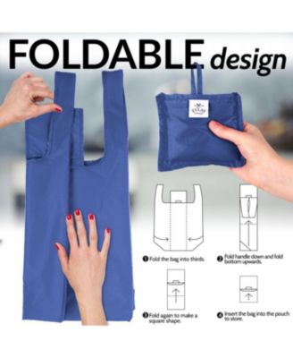 5 Pack 50 Pound Reusable Grocery Bags - Reusable Bags With Handles