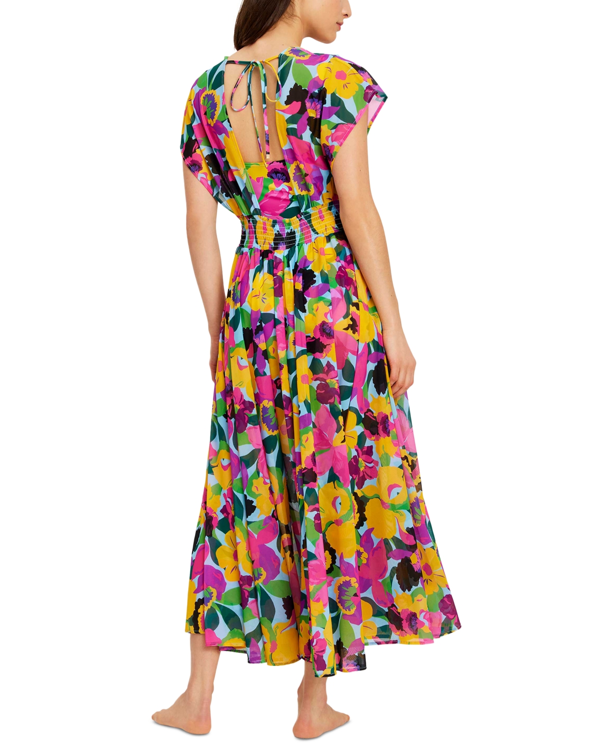 Shop Kate Spade Women's Printed Cover Up Maxi Dress In Multi