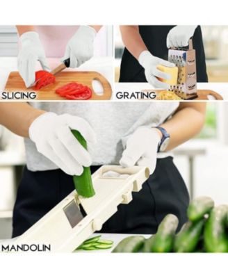 Cut Resistant Gloves Food Grade Level 5 Protection - Comfortable Safety Cut Resistant Work Gloves
