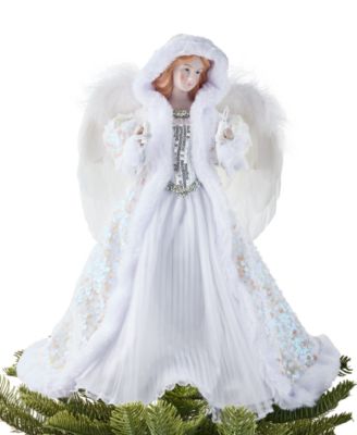 Holiday Lane - Angels Iridescent Caucasian Angel Tree Topper