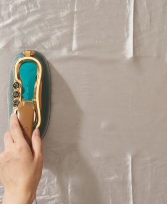 Retro Edition Duopress Handheld Steamer Iron and Fabric Shaver  Lint Roller Set Titanium