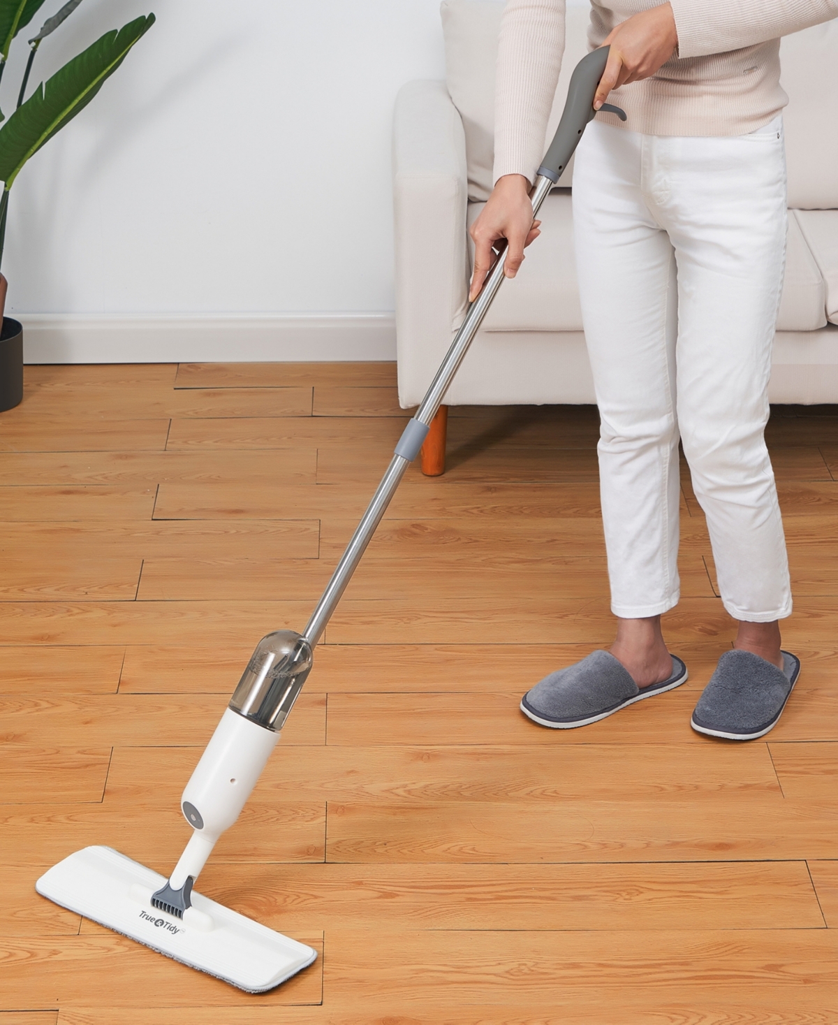True & Tidy True Tidy Complete Floor Cleaning Set In White