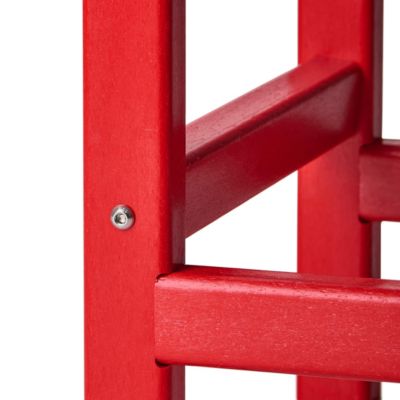 3 Pieces Set Poly Adirondack Outdoor Chaise Lounges with Side Table