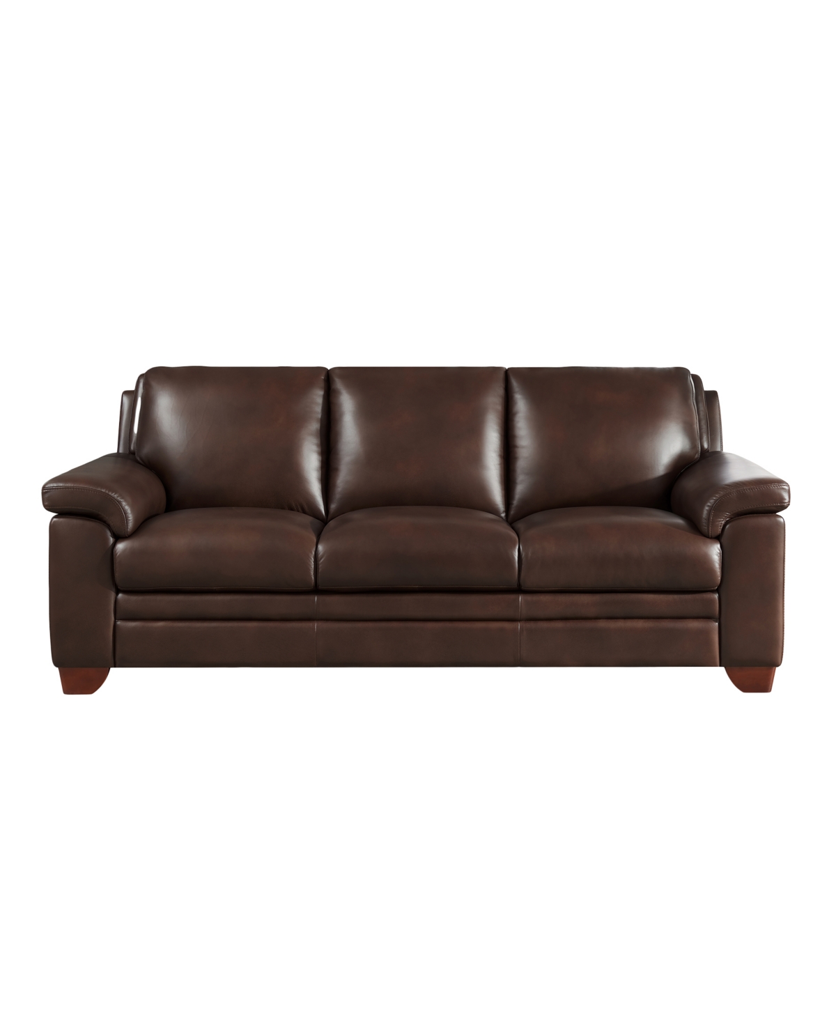 HYDELINE MAGNUM 84" TOP GRAIN LEATHER SOFA 