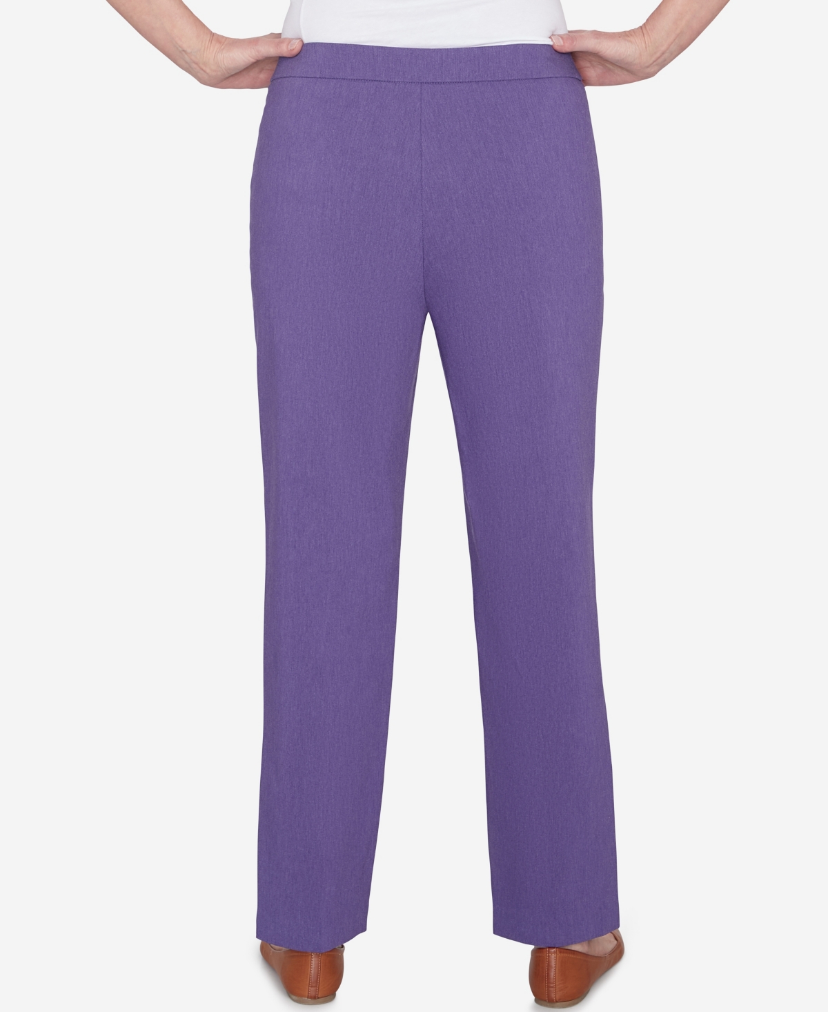 Shop Alfred Dunner Charm School Women's Classic Charmed Short Length Pant In Iris