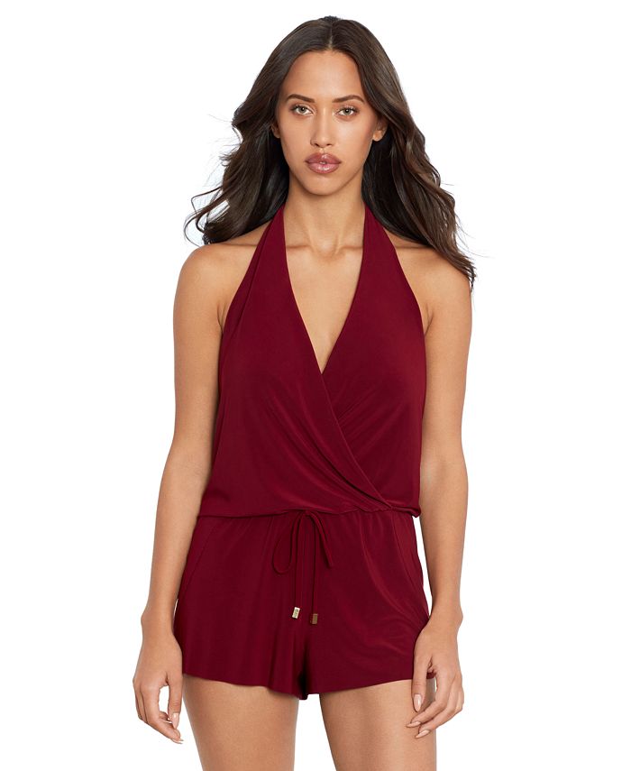 Magicsuit Womens Solids Bianca Swim Romper Macys 7140