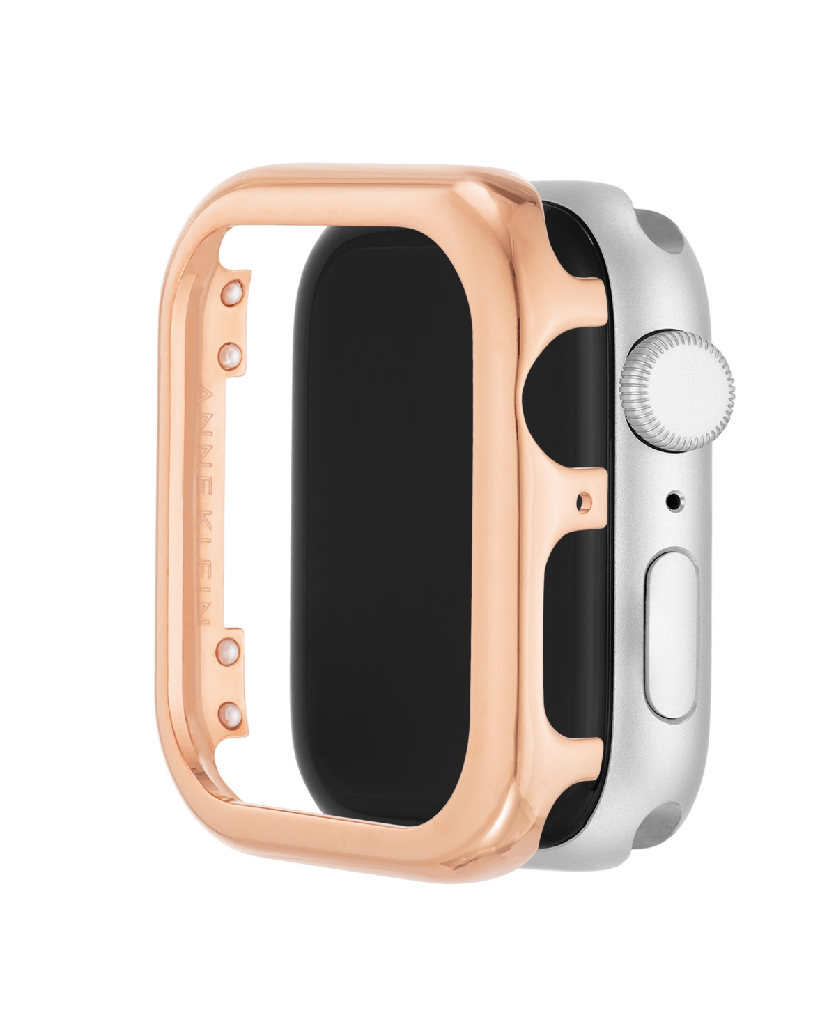Shop Anne Klein Women's Rose Gold-tone Alloy Protective Case Designed For 41mm Apple Watch In No Color