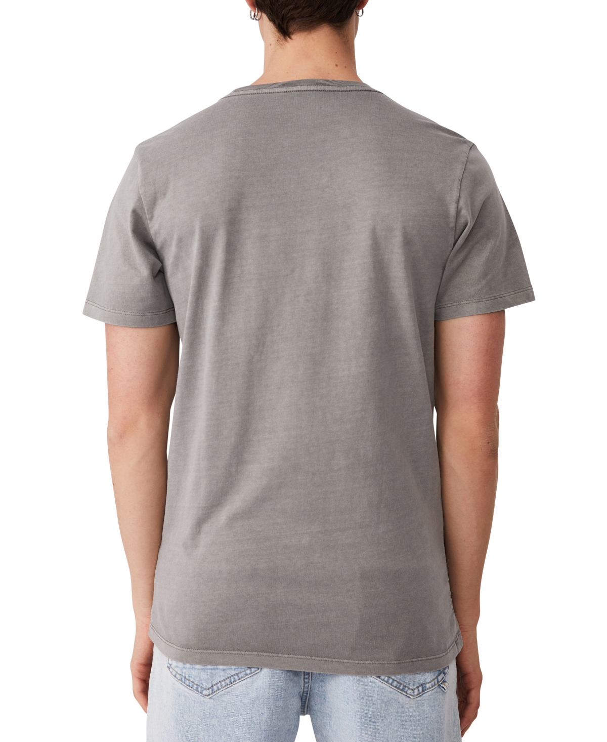Shop Cotton On Men's Regular Fit Crew T-shirt In Slate Stone