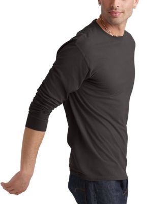 Unisex Garment Dyed Long Sleeve Cotton T-Shirt