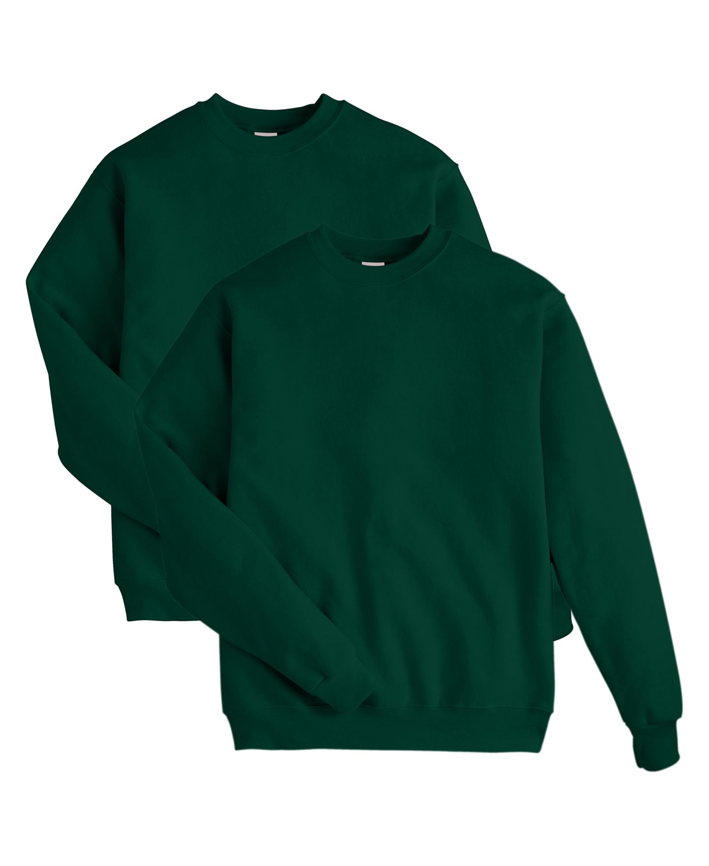 Мужской флисовый свитшот Hanes EcoSmart, набор из 2 шт, цвет: Чёрный — фото 21