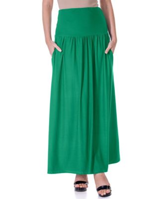 Foldover Maxi Pocket Skirt