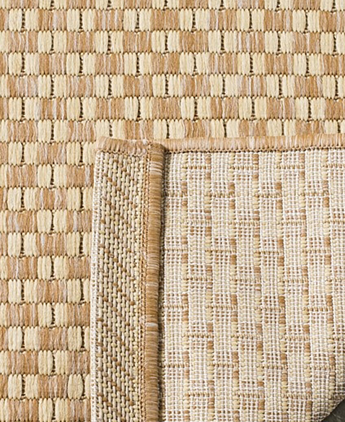 Safavieh Courtyard CY8653 Natural and Cream Sisal Weave Outdoor Area Rug