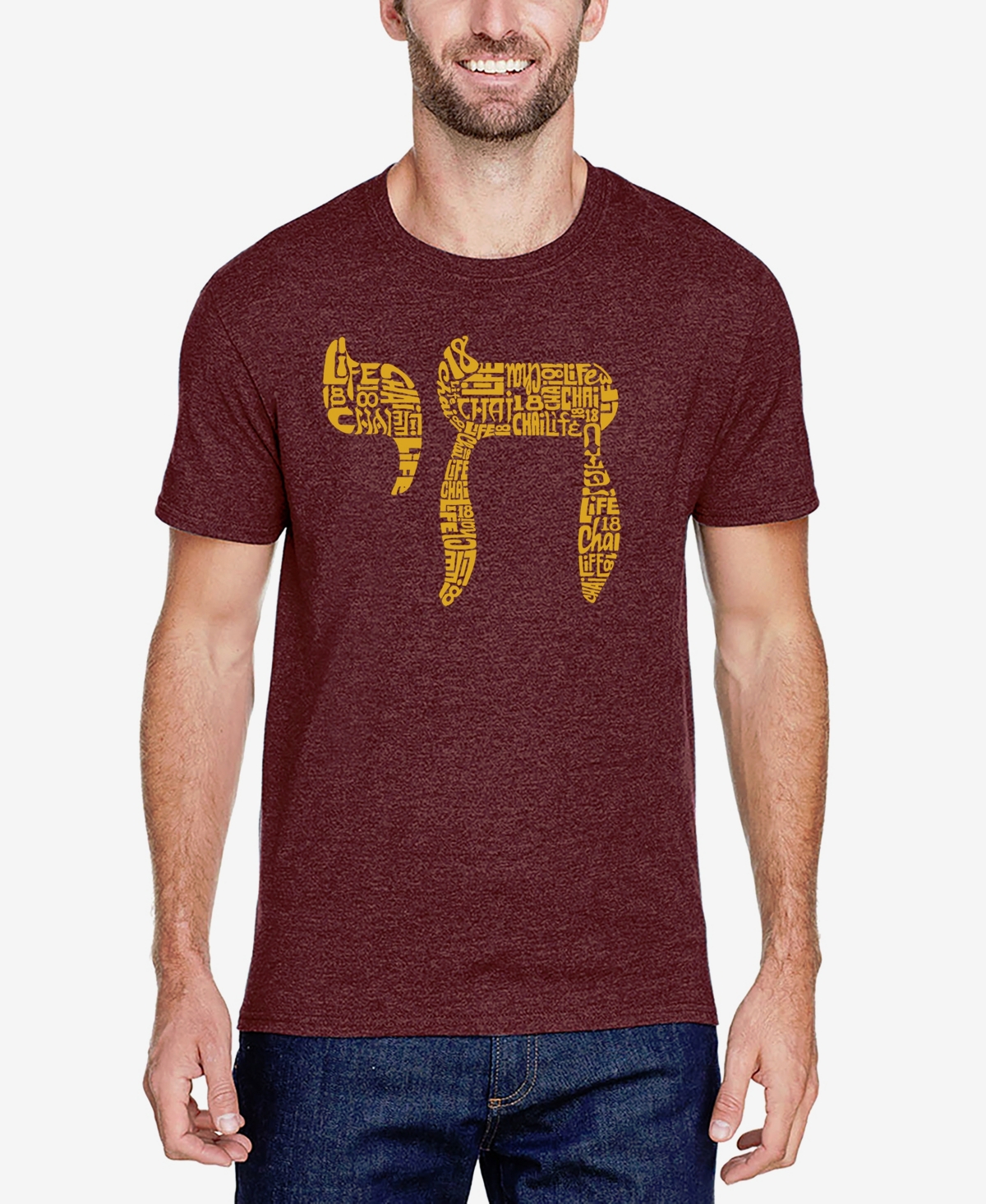 La Pop Art Chai - Men's Premium Blend Word Art T-Shirt