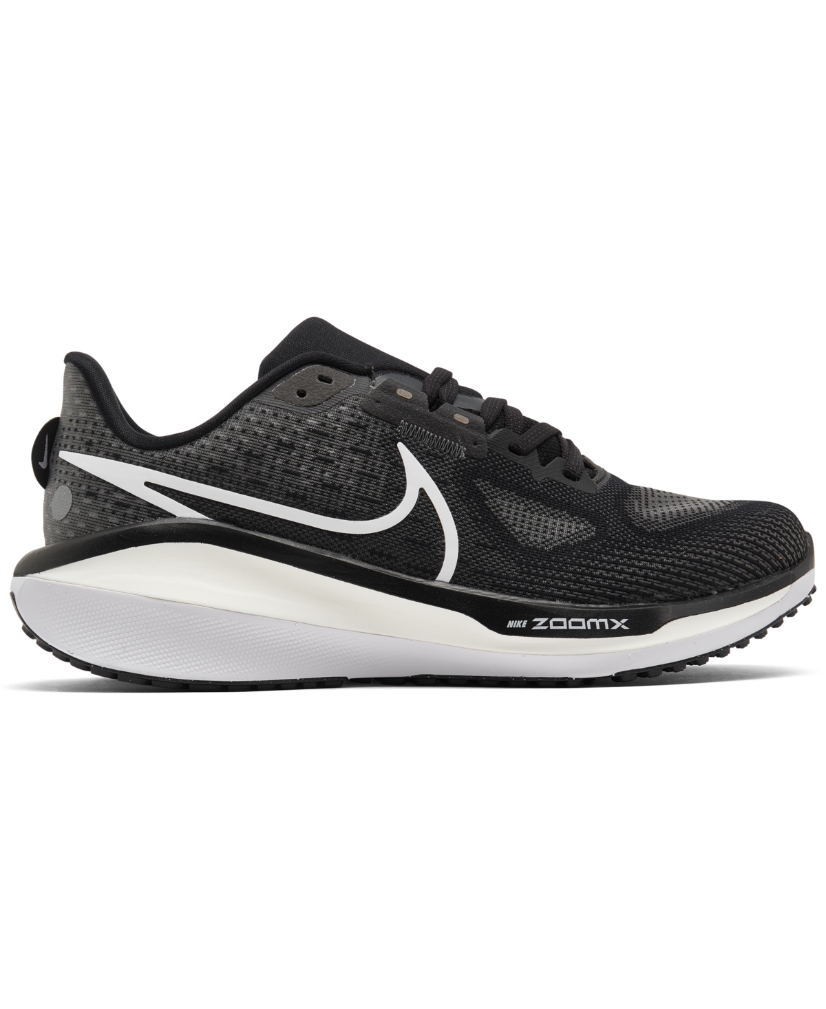 Shop Nike Women's Vomero 17 Road Running Sneakers From Finish Line In Black,white