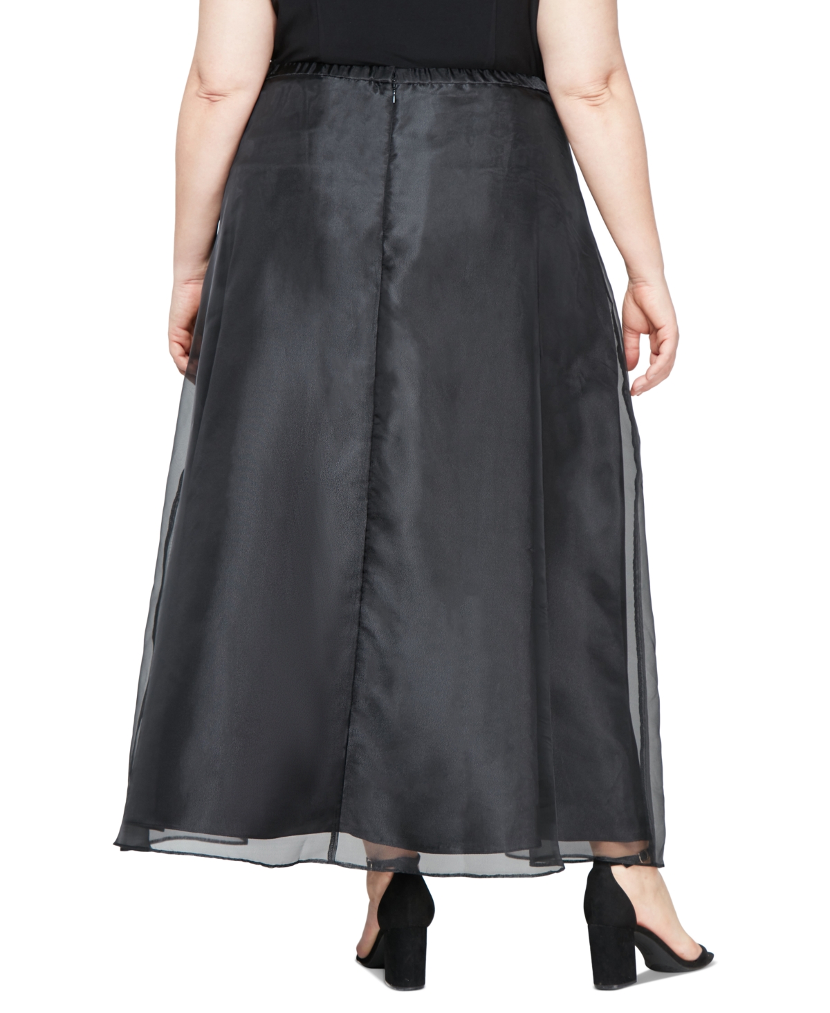 Alex Evenings Plus Size Organza Ball Skirt