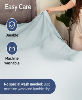 Microfiber 3 Piece Deep Pocket Sheet Set, Twin