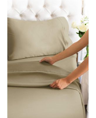 4 Piece 100% Cotton 400 Thread Count Sheet Set - Full