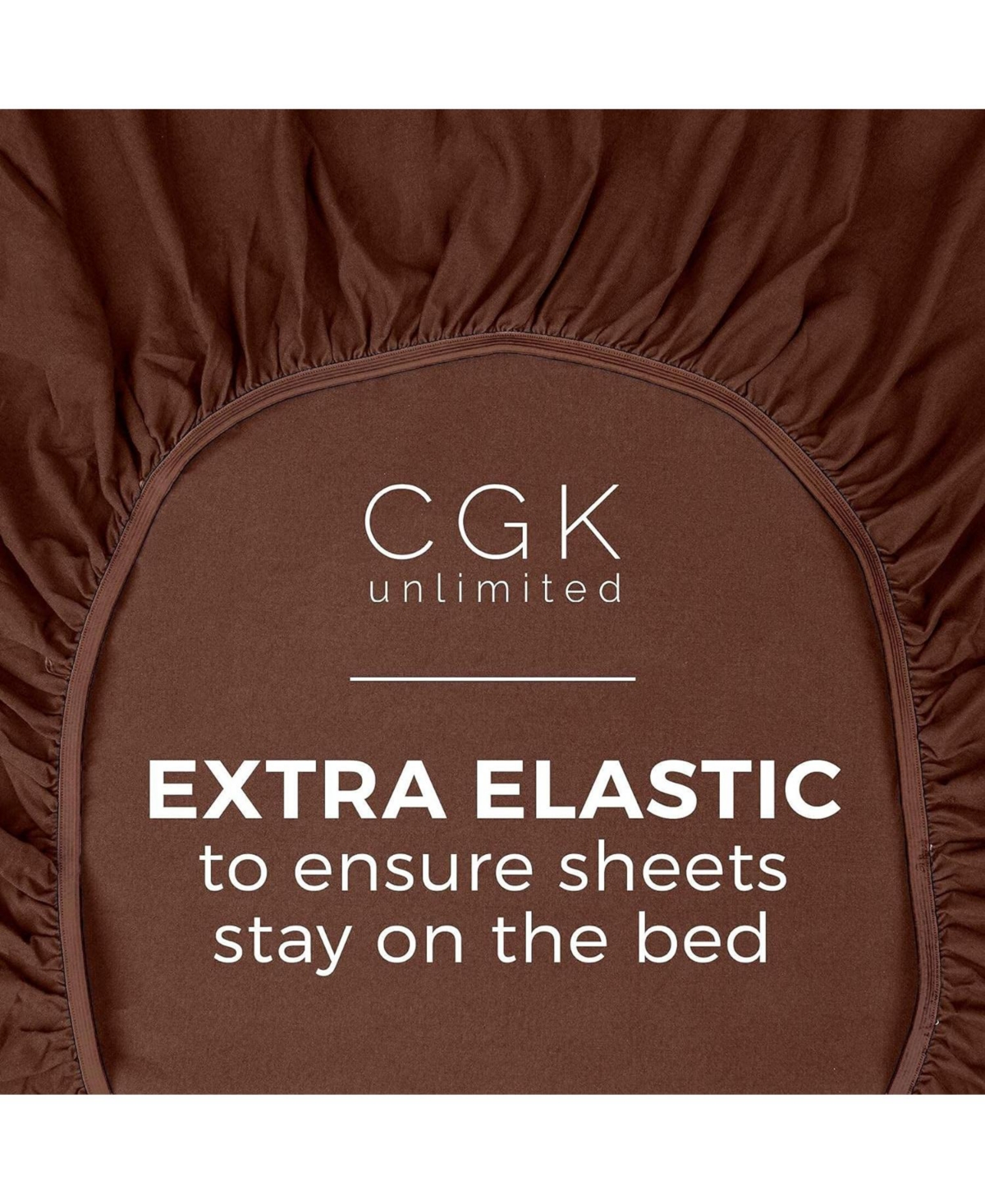 Cgk Unlimited Deep Pocket 14 - 16 Inch Microfiber Fitted Sheet - Extra Long