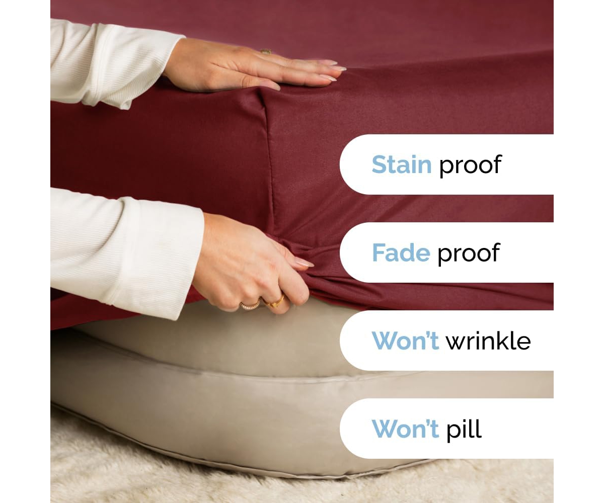 Cgk Unlimited Extra Deep Pocket 18 - 24 Inch Microfiber Fitted Sheet -