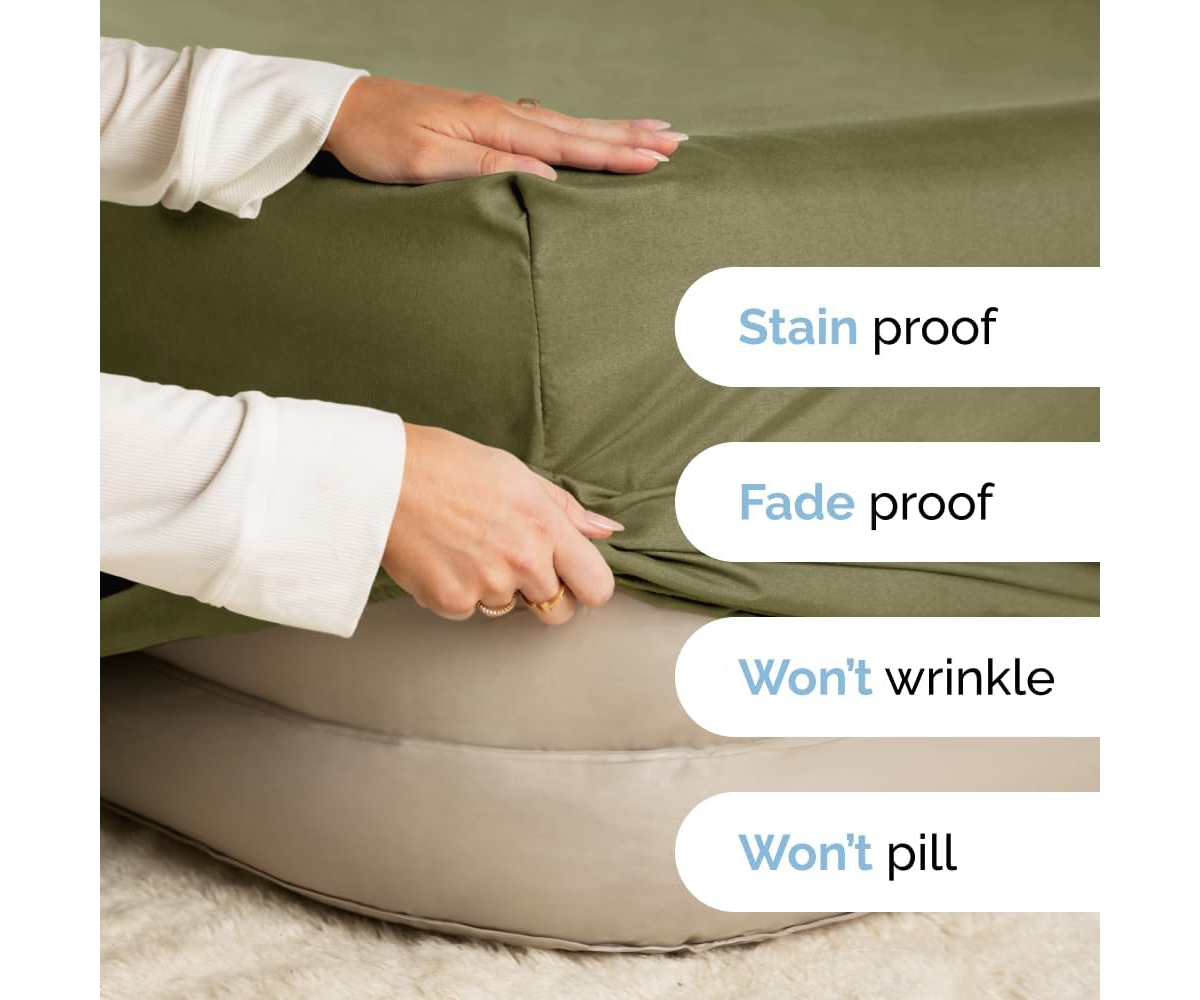 Cgk Unlimited Extra Deep Pocket 18 - 24 Inch Microfiber Fitted Sheet -