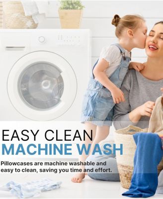 400 Thread Count 100% Cotton Pillowcase Set of 2 - Soft Sateen Pillow Covers