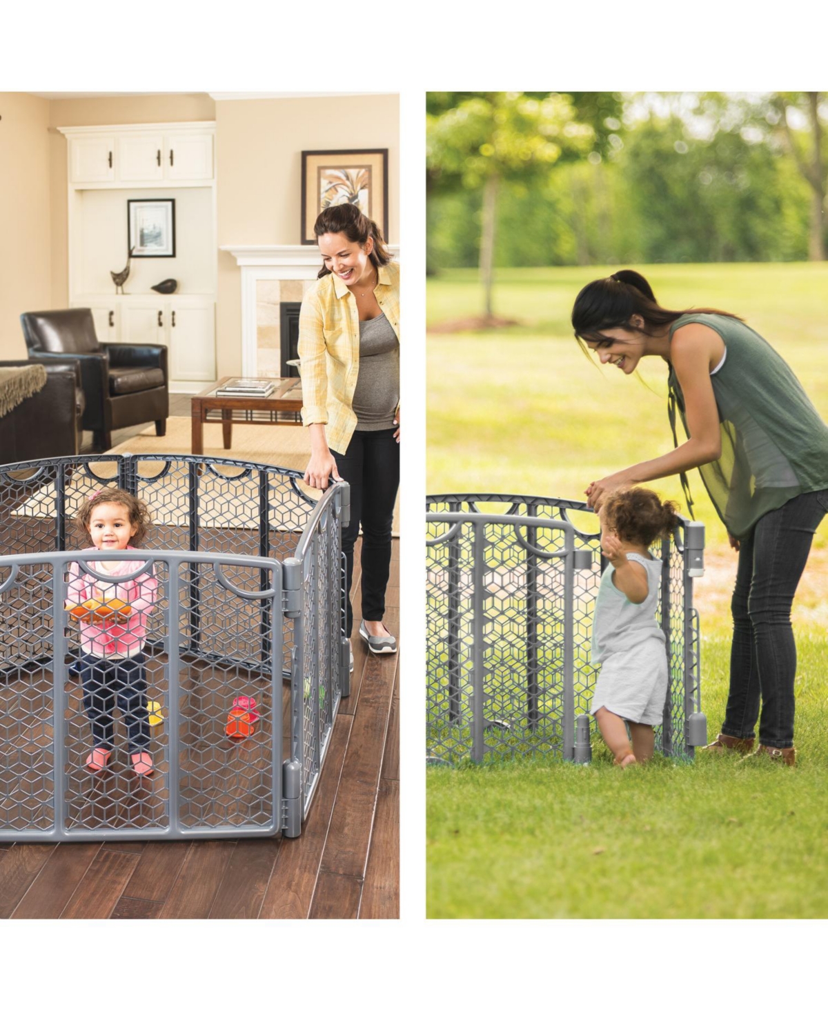 Evenflo Versatile Play Space 8- Panel In Gray