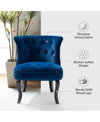 Upholstered Paolino Accent Chair with Button-tufted Back