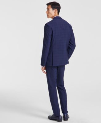 HUGO BOSS HUGO BY HUGO BOSS MENS MODERN FIT WOOL SUIT 