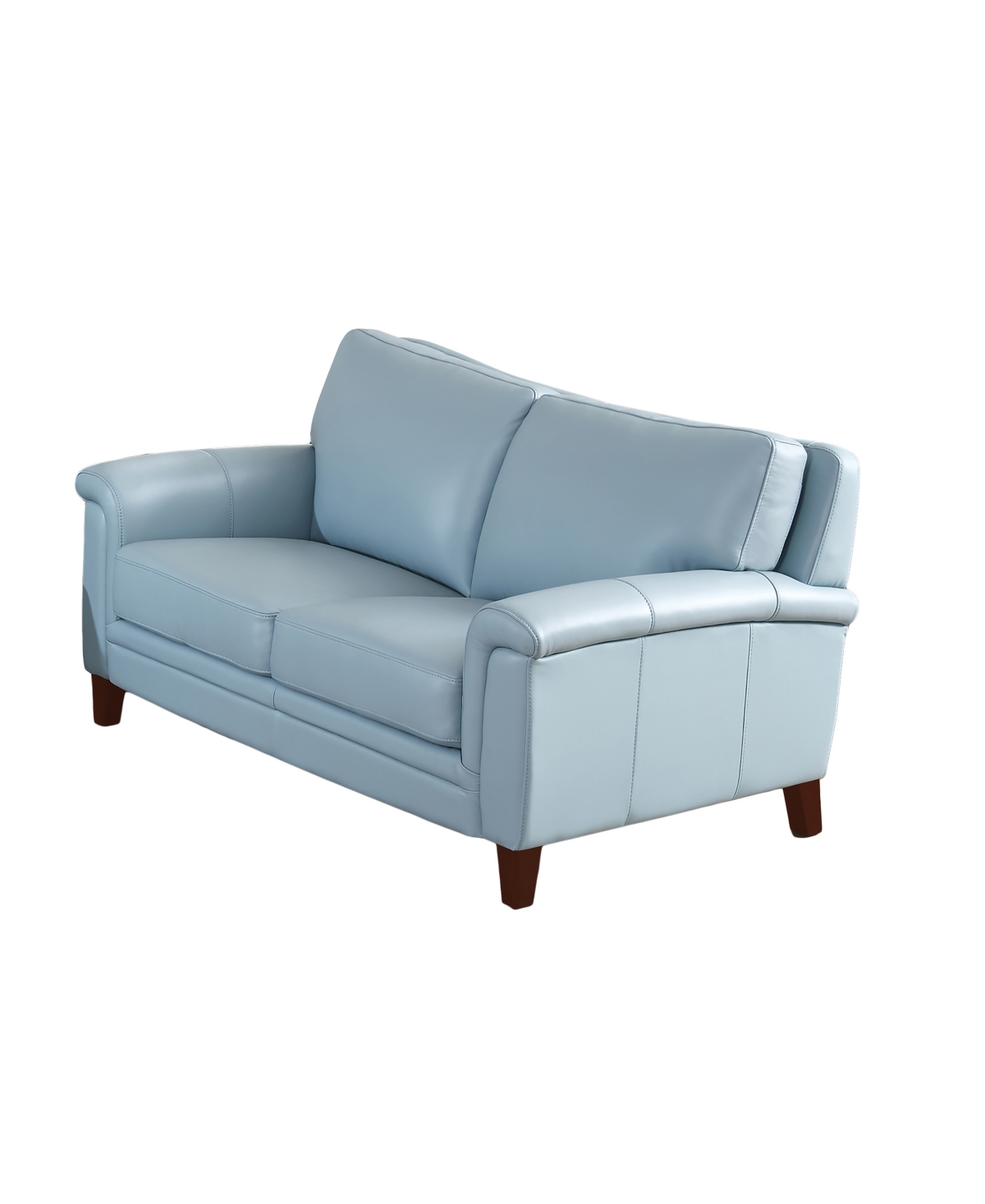 HYDELINE WESTCOTT 62" TOP GRAIN LEATHER LOVESEAT 
