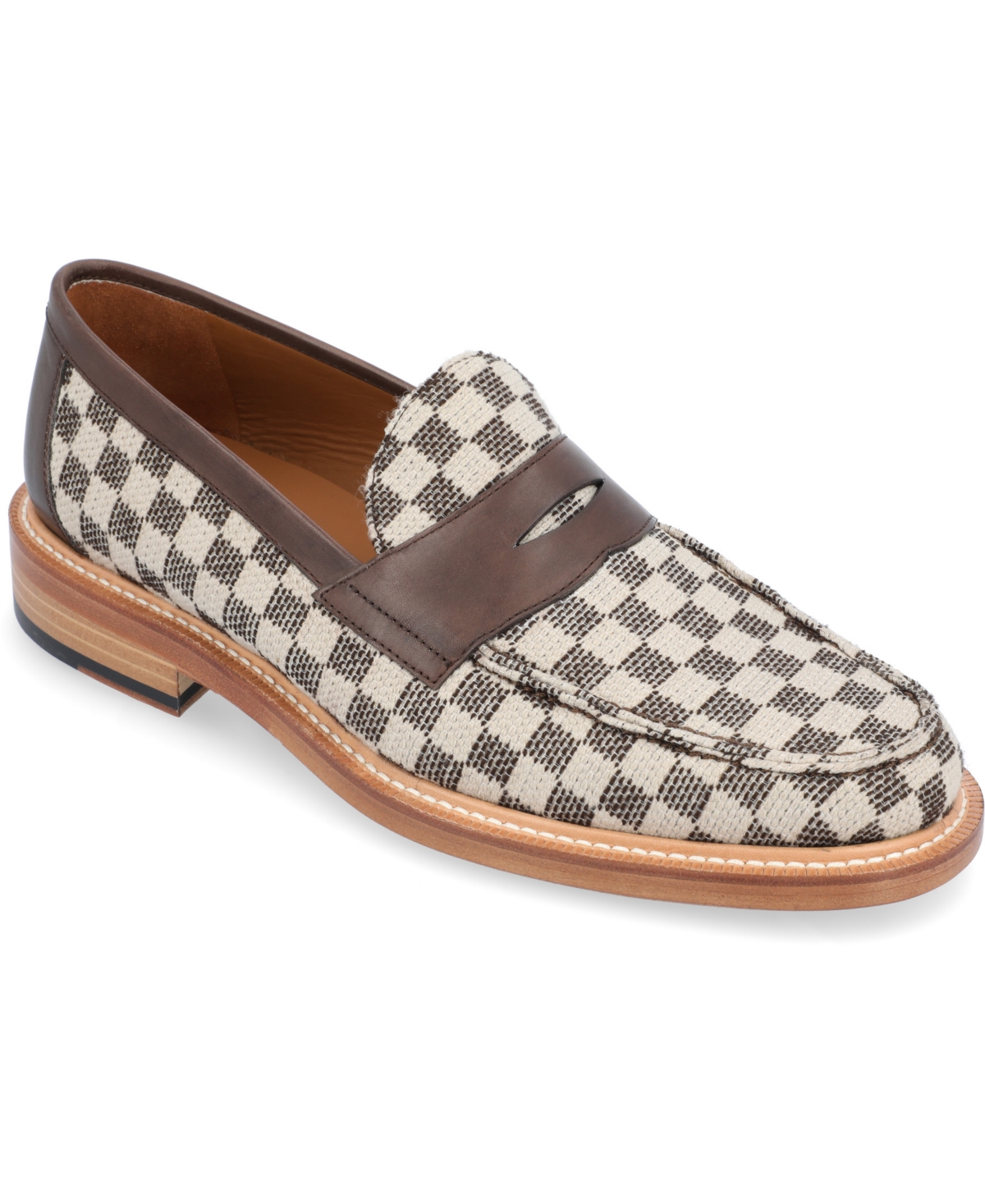 Men's The Fitz Slip-on Penny Loafer - Brown Chec