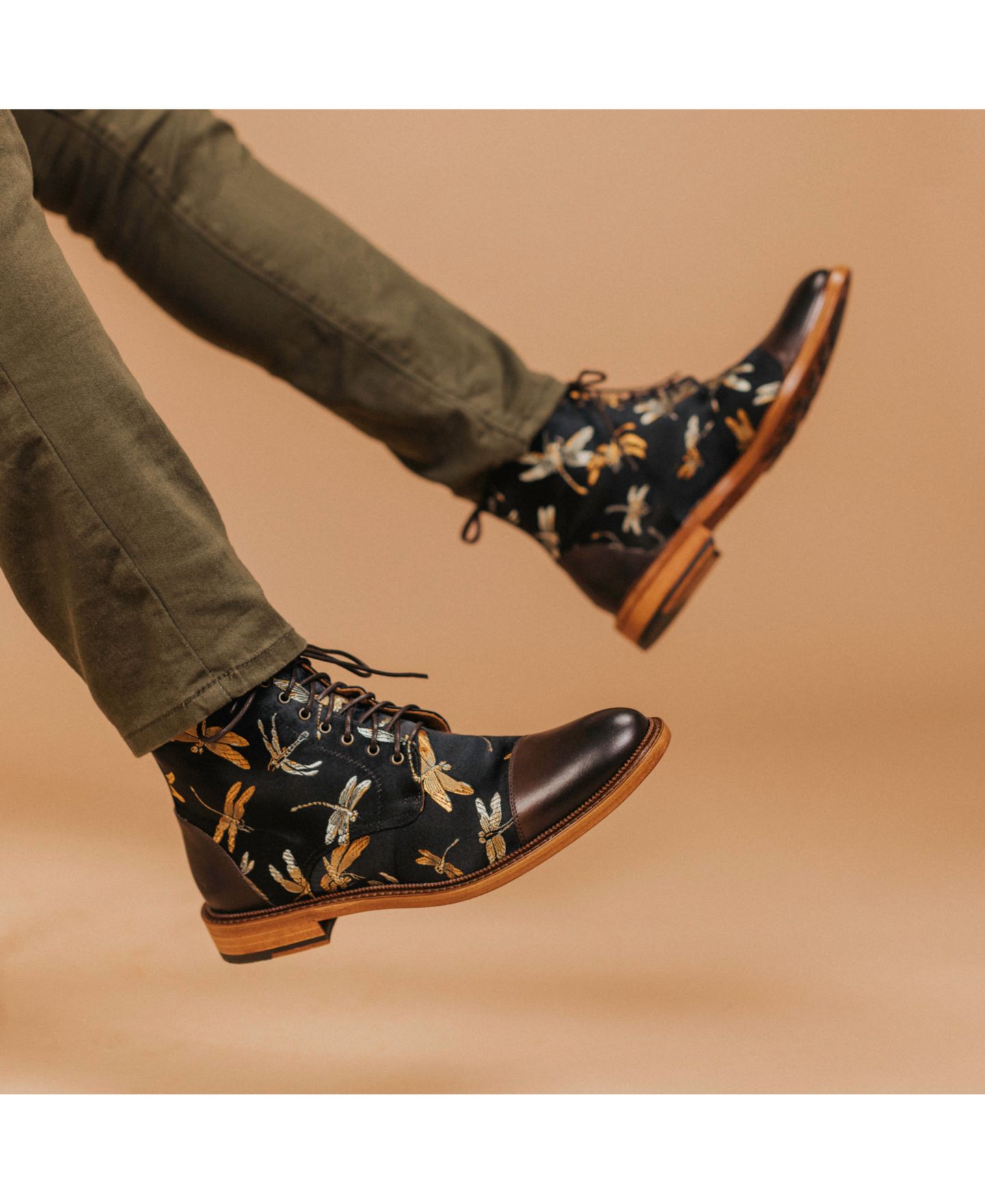 Мужские ботинки Taft Jack Lace-up Cap-Toe Boot, цвет: Чёрный — фото 6